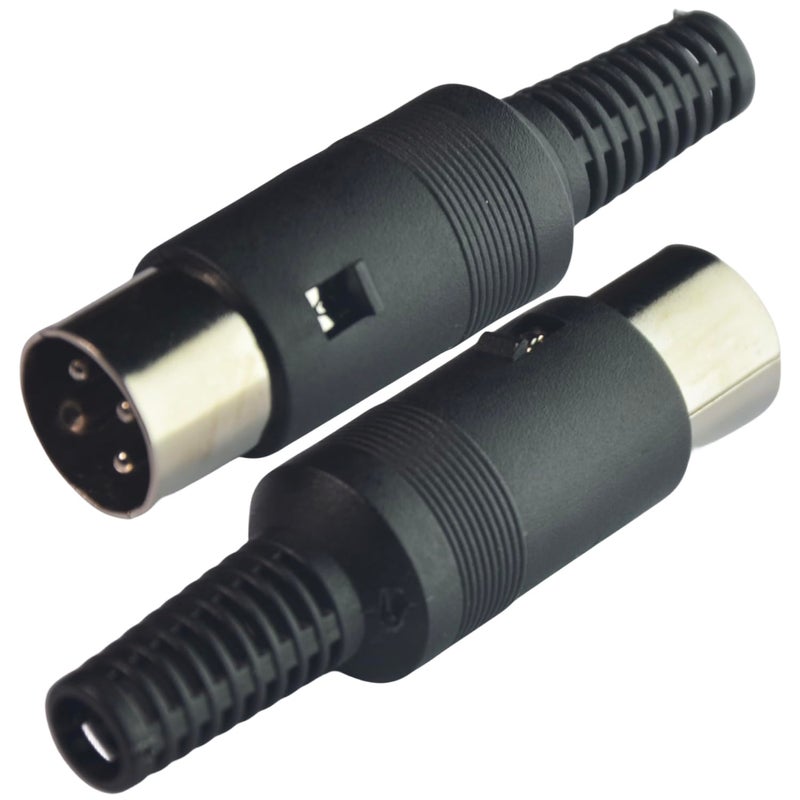 CESS DIN Male Plug 3-Pin Connector - 3 Pin DIN Jack (2 Pack), Dependable Design, Easy to Solder - Image 3